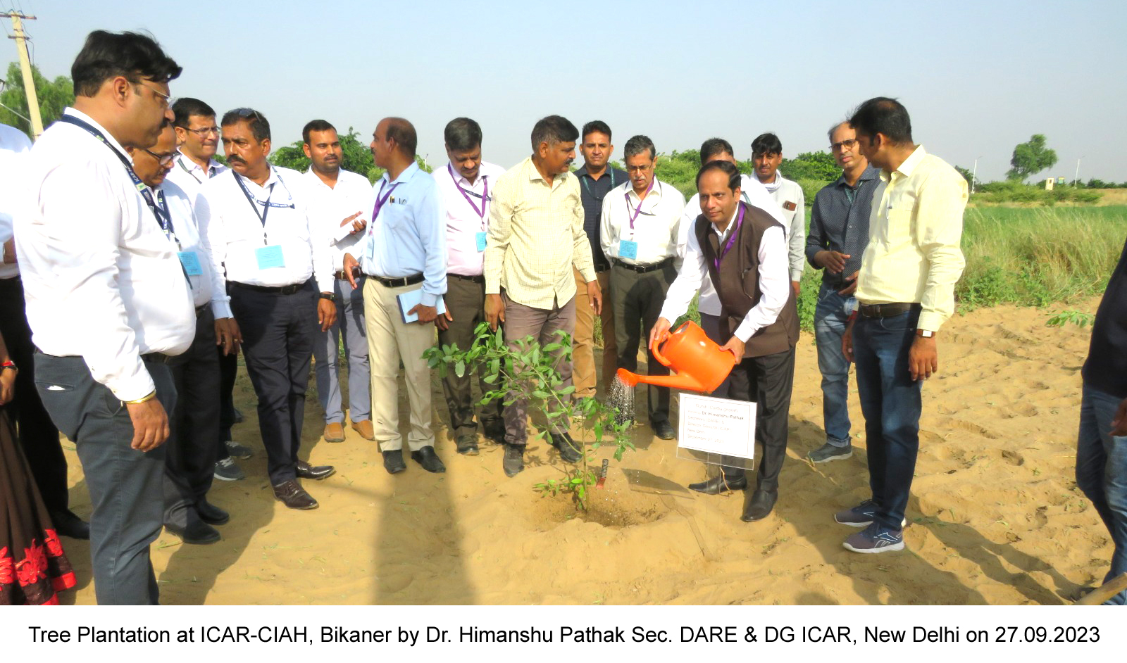Tree Plantation at ICAR-CIAH, Bikaner